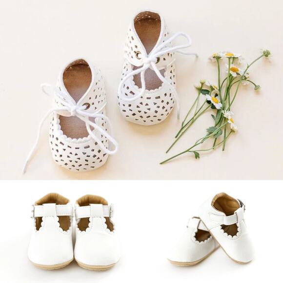 Reverie Threads Baby Crib Shoes - Soft Soles - (Bundle of 2) - Picture 1 of 6